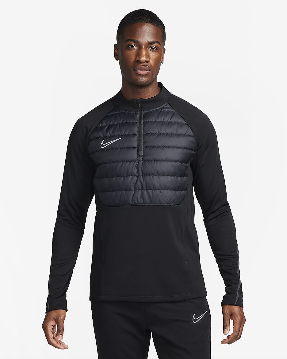 Nike Academy Winter Warrior Men s Therma FIT 1 2 Zip Soccer Top. Nike